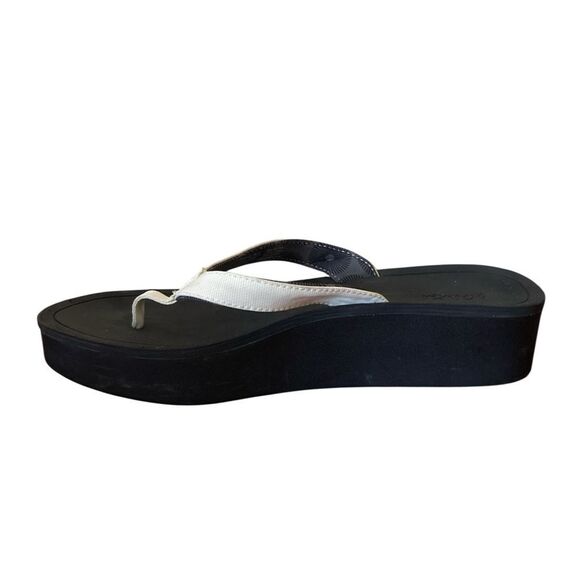 OluKai Women's Black and White Sandals - Picture 11 of 12